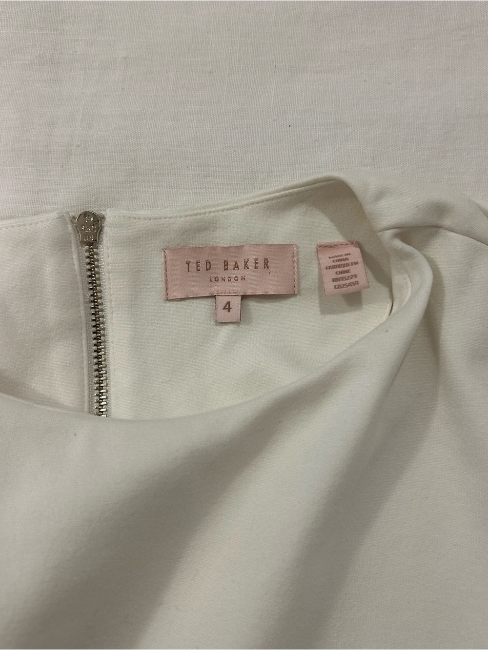 Ted Baker Cream Ruffle-Sleeve Blouse - Picture 4 of 7